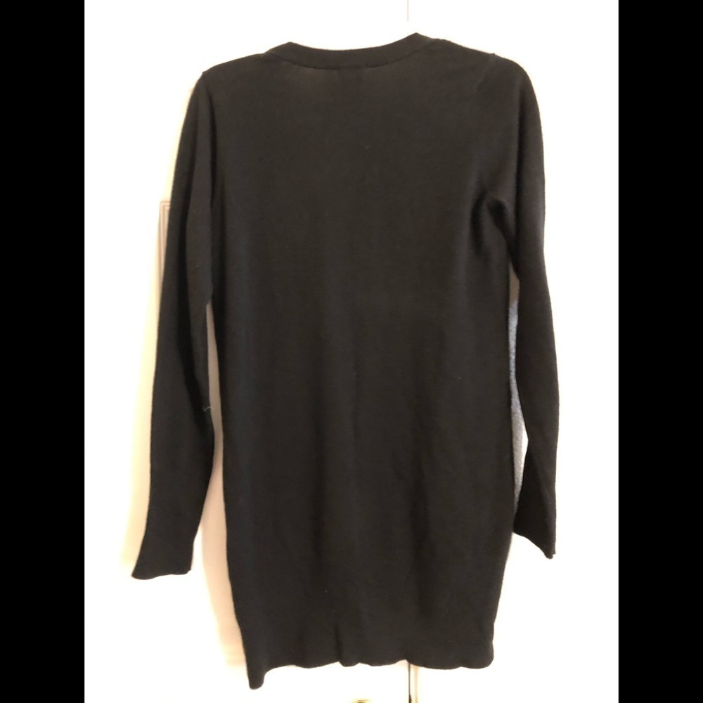 HM, black button down, cardigan, size S w/ pocket